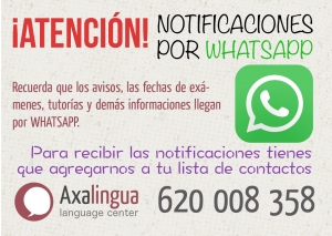 Notificaciones por Whatsapp