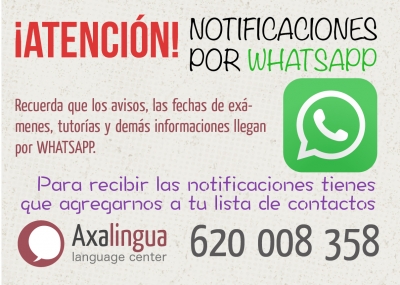 Notificaciones por Whatsapp