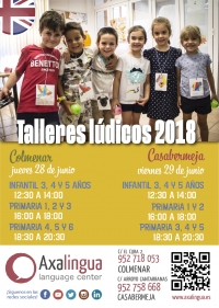 Talleres lúdicos fin de curso en junio