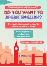 Plazas disponibles en algunos de nuestros grupos...