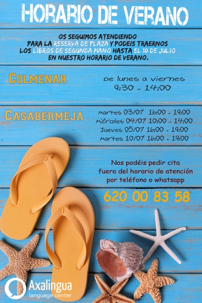 HORARIO DE VERANO