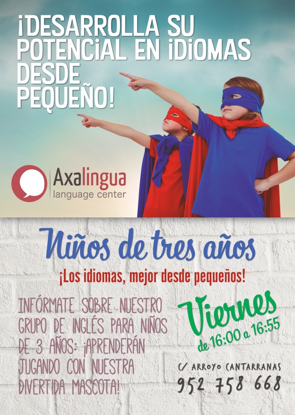 Curso de inglés para 3 años