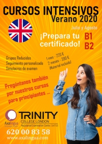 Curso intensivo de verano B1 - B2 - Principiante