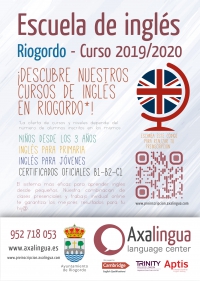 Cursos de inglés en Riogordo